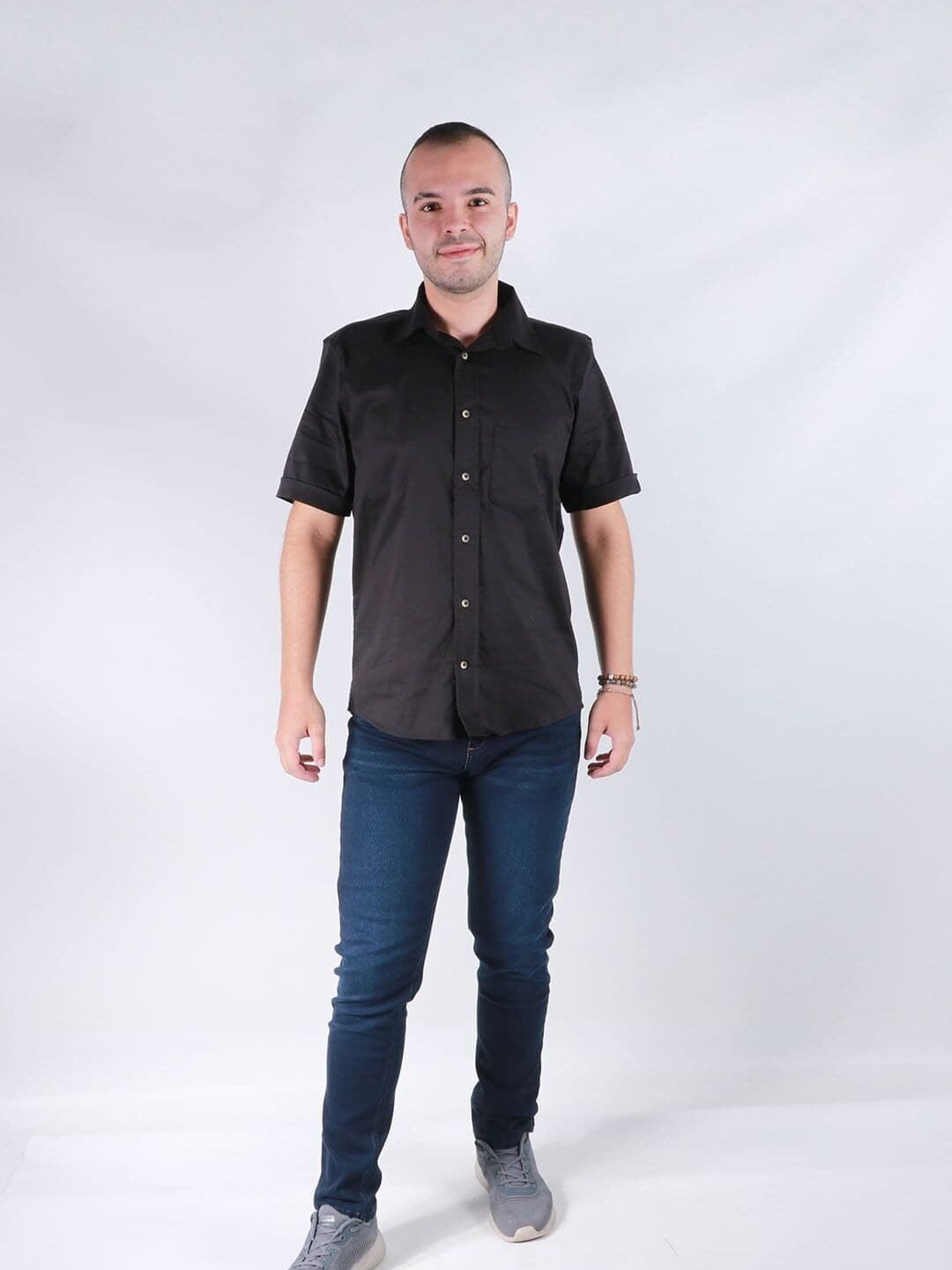 Jean Oscuro Slim Lar Hombre