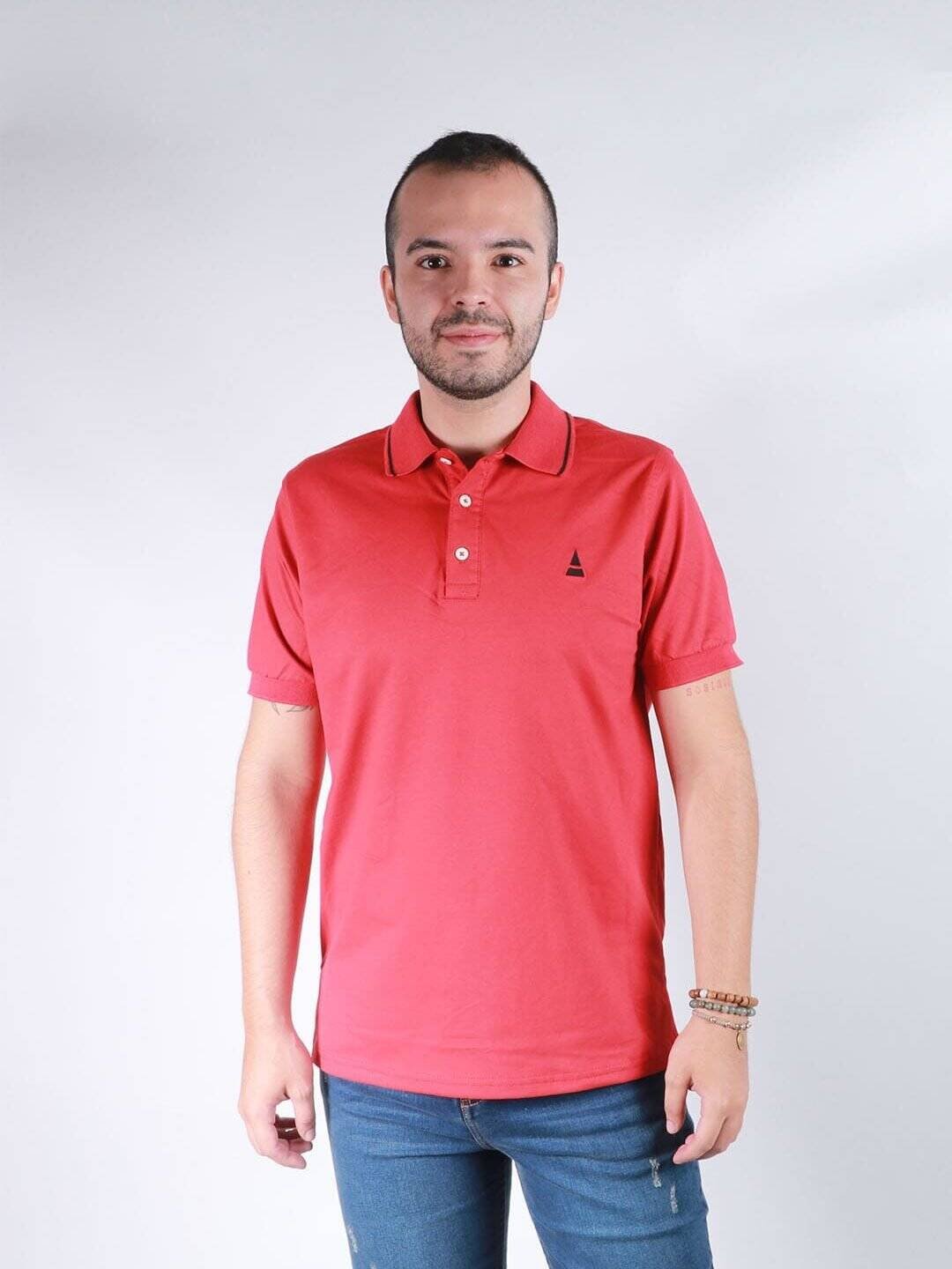 Polo Roja Lar Hombre Slim Fit