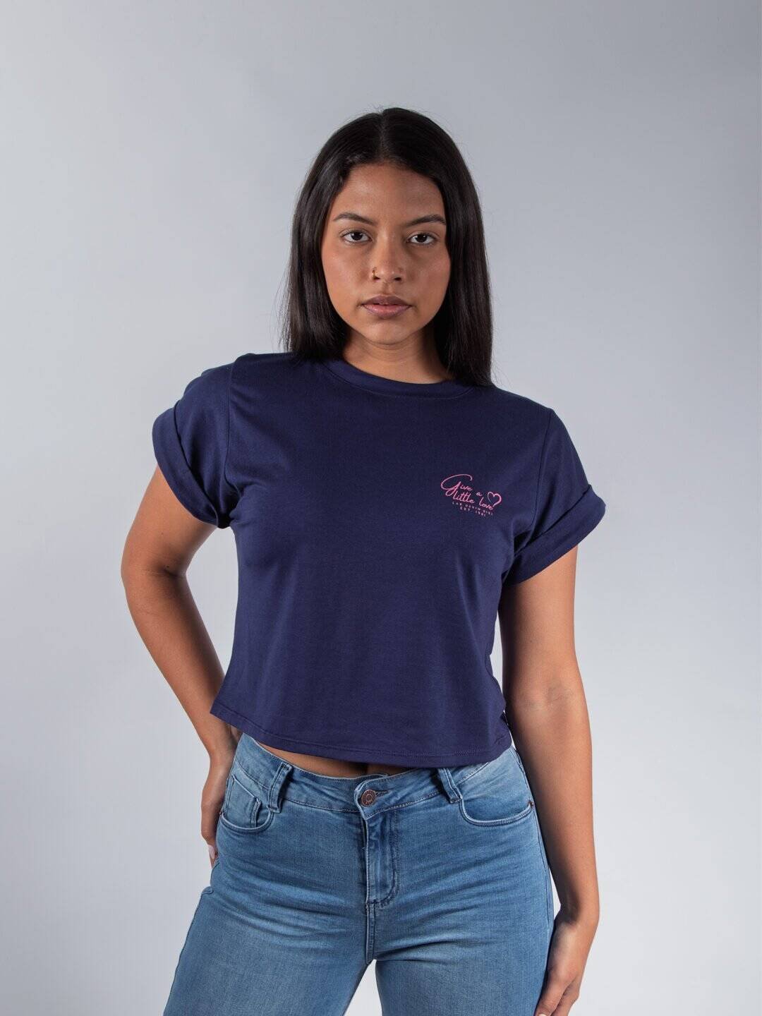 Camiseta Azul Oscuro Lar Dama
