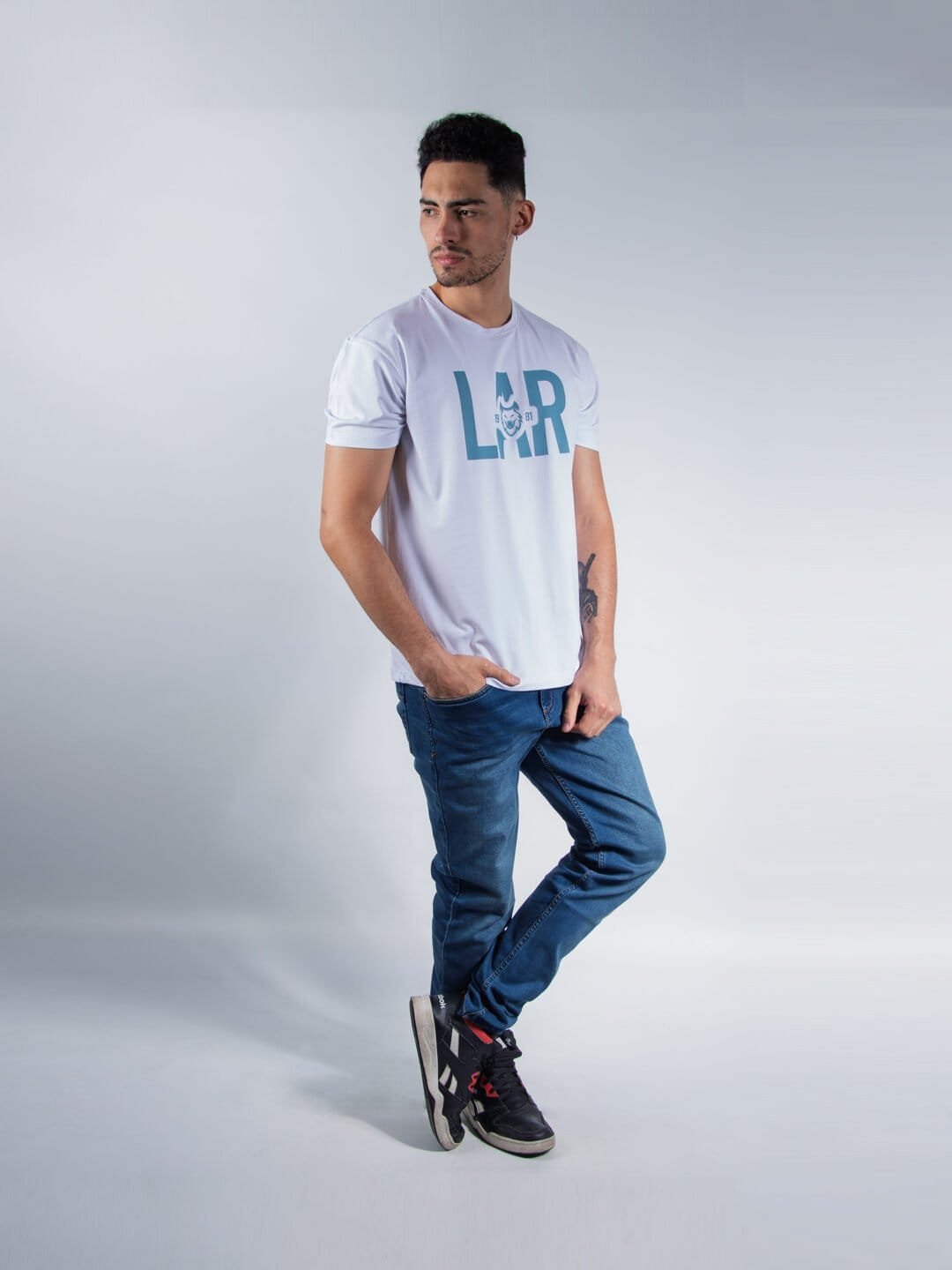 Jean Azul Medium Lar Hombre