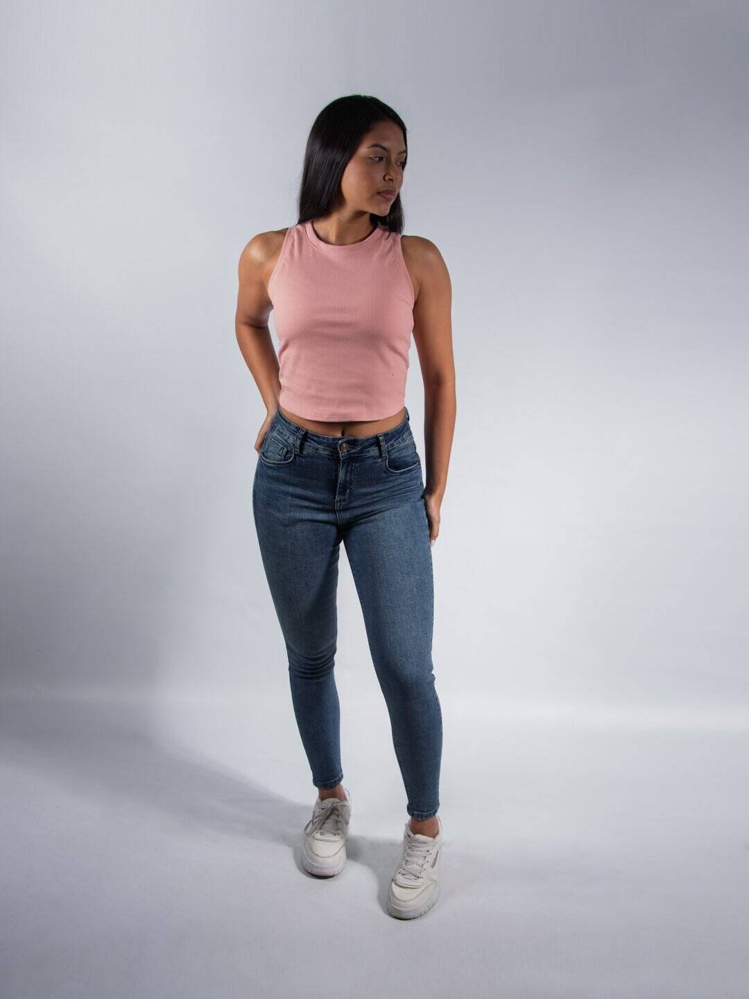 Jean Medio Dama High Lar