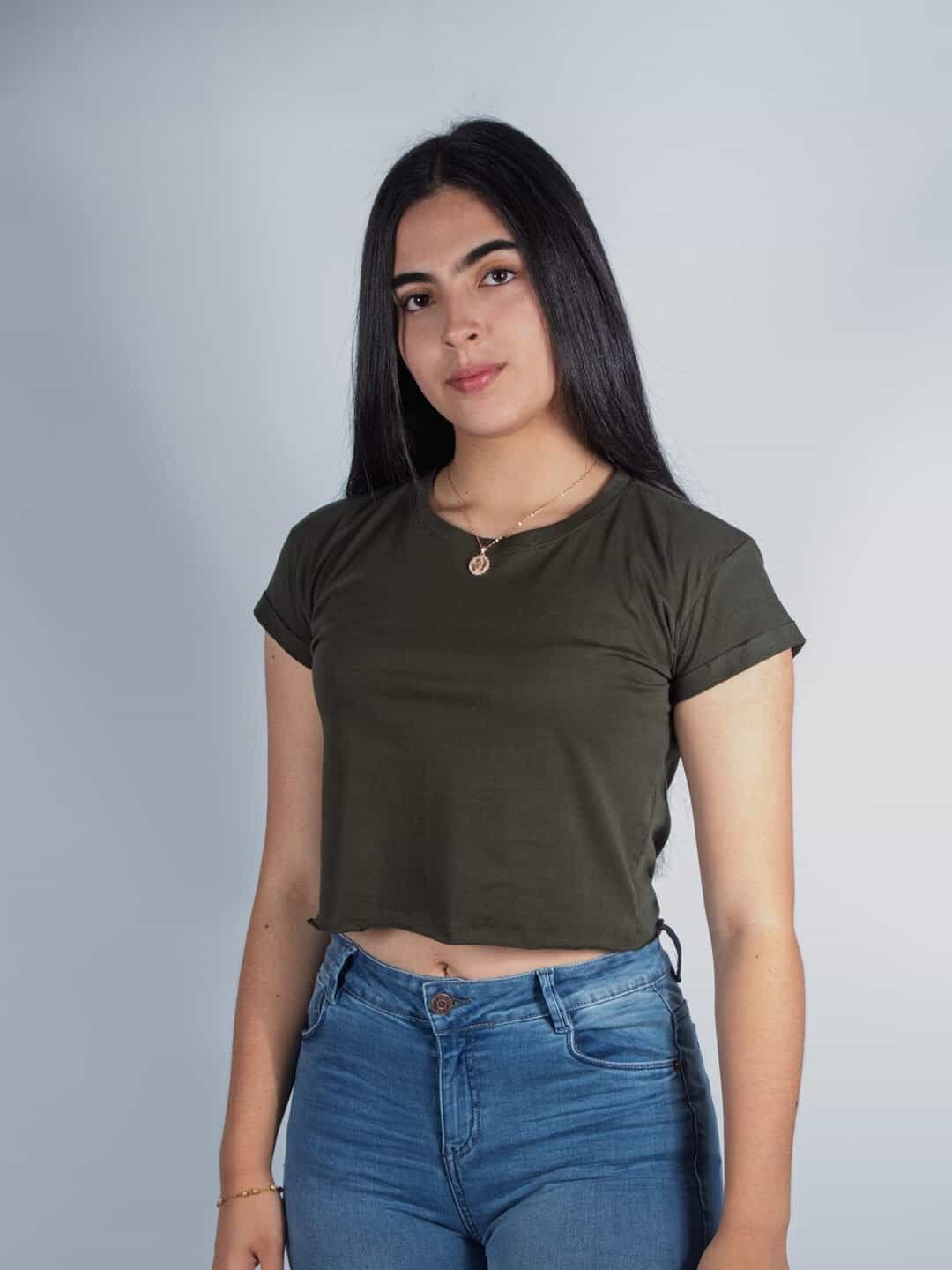 Camiseta Verde Oversize Lar Dama