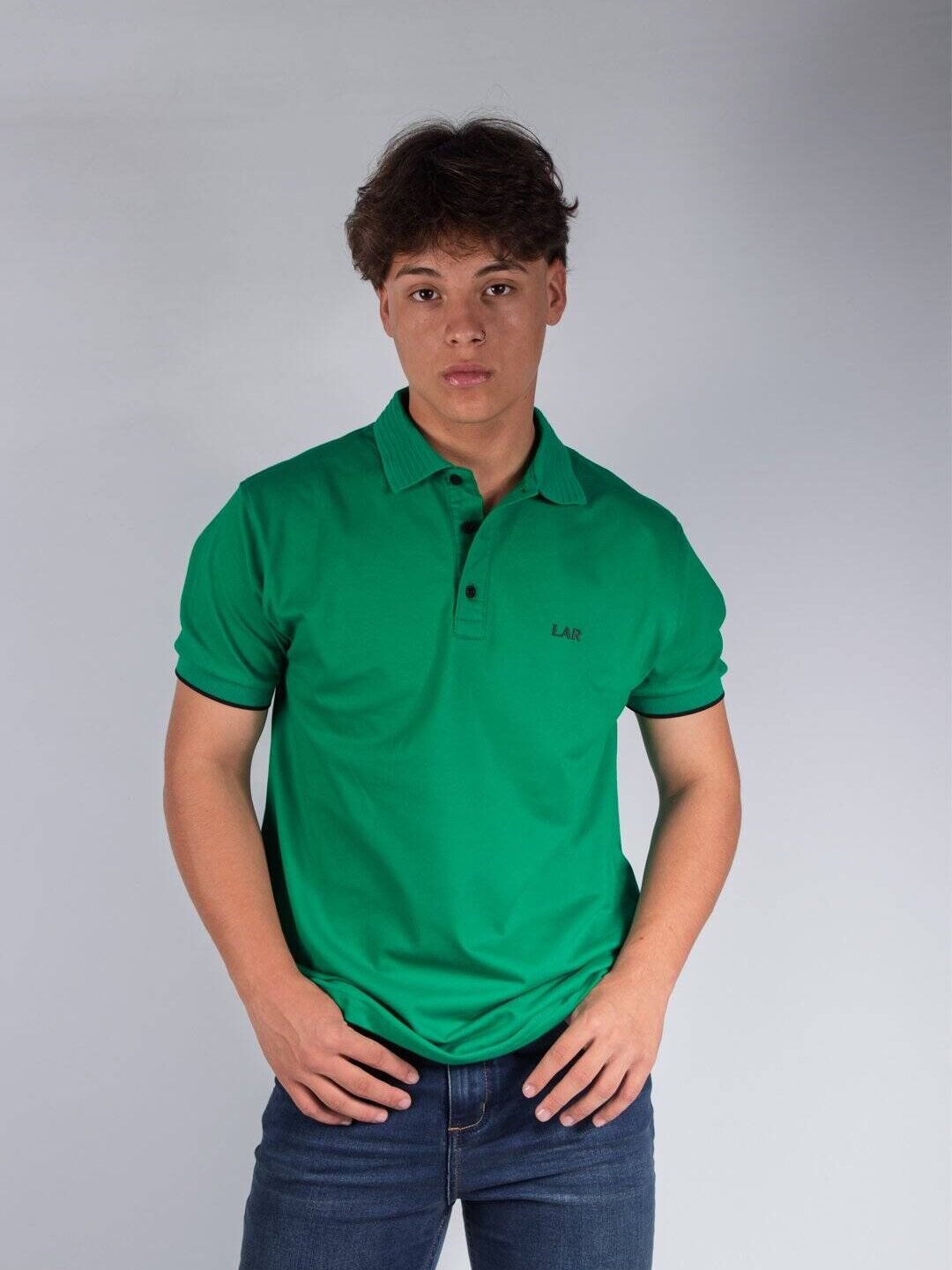 Polo Verde Lar Hombre Regular Fit
