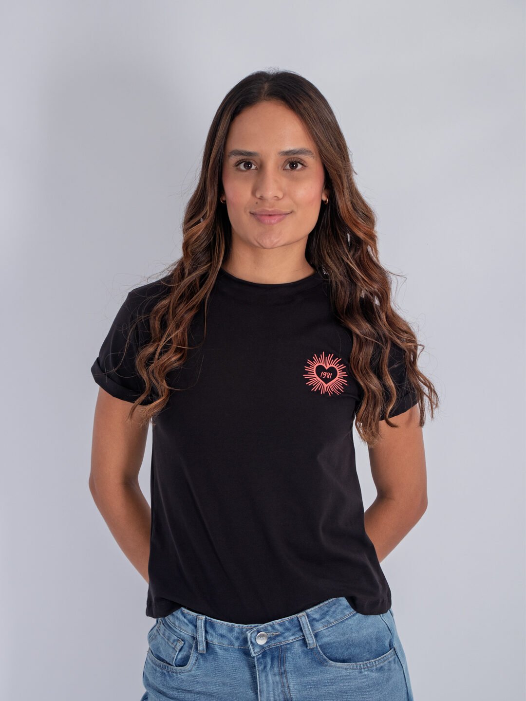 Camiseta Negra Dama Lar