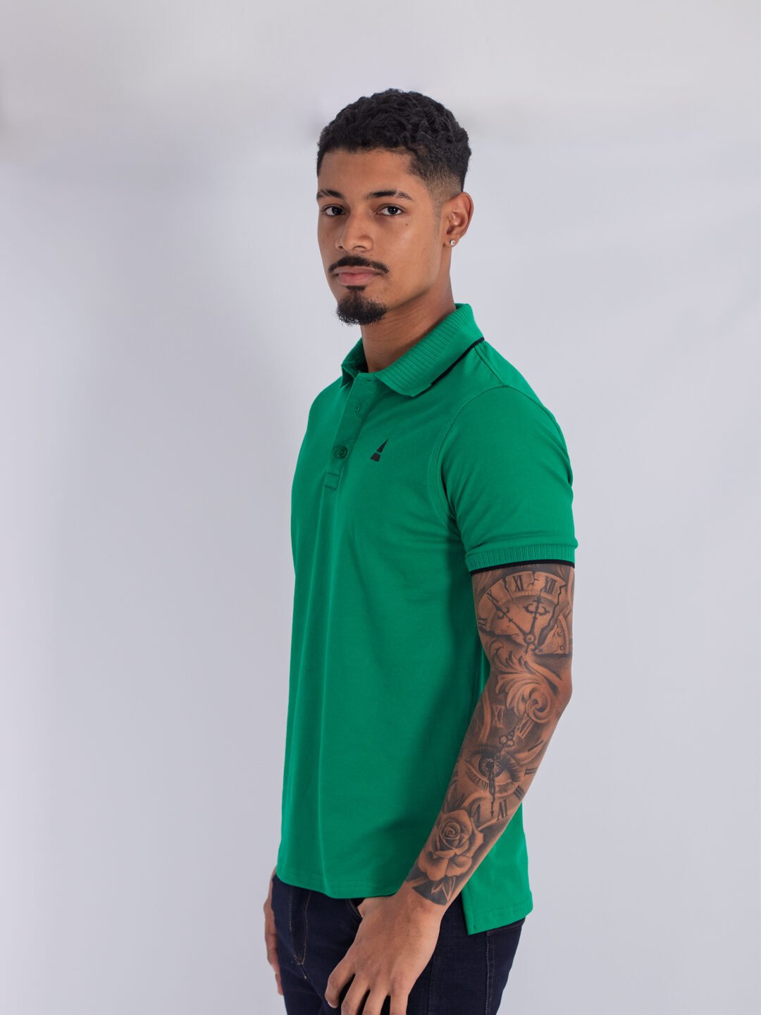 Polo Verde Lar Hombre Slim Fit