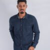 Camisa Oscura Med Lar Hombre
