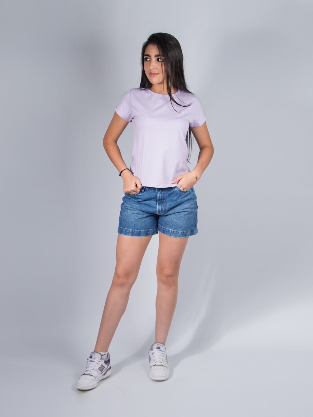 Short High Dama Medio Lar