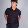 Polo Negra Lar Hombre Regular Fit