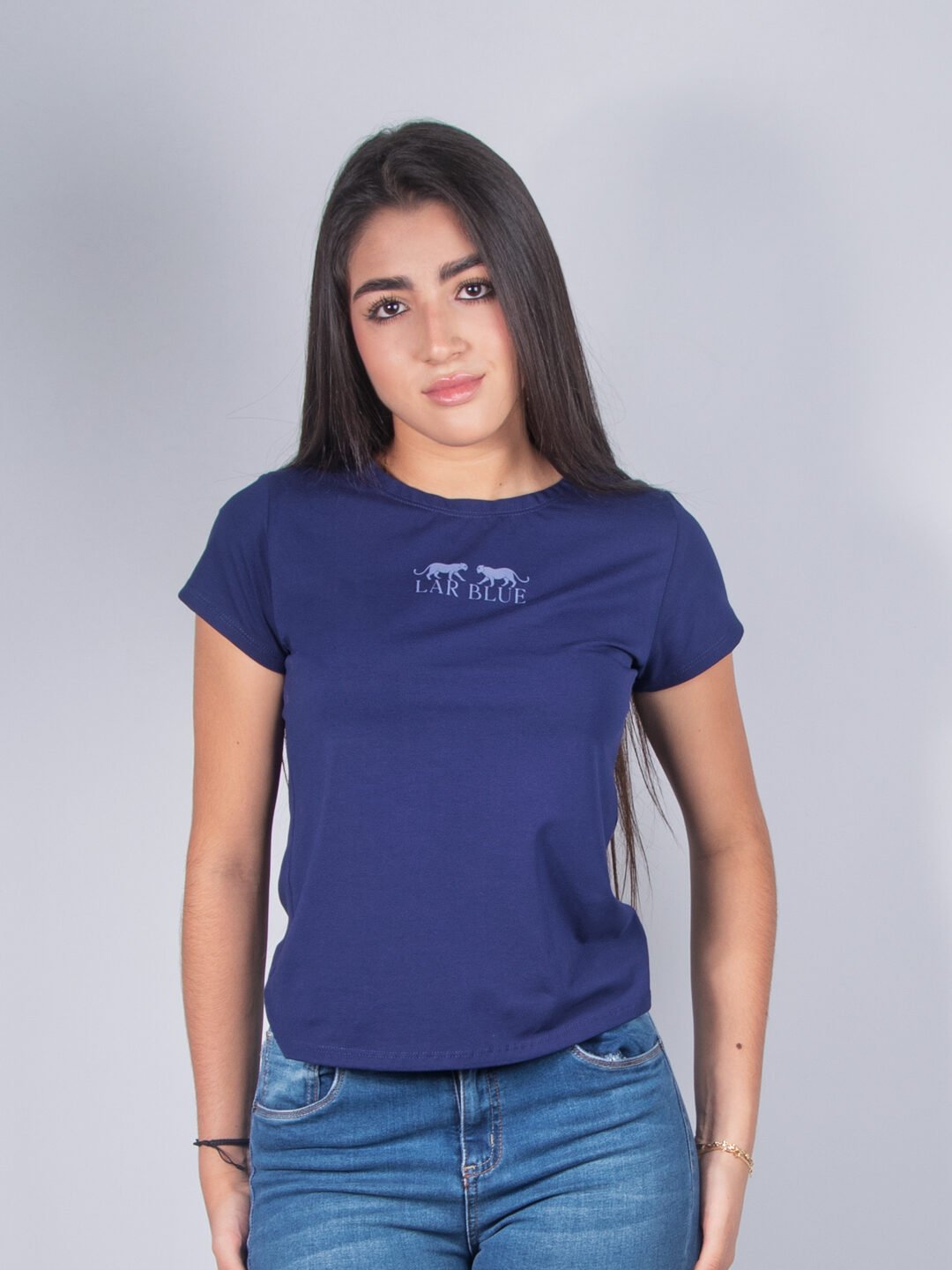 Camiseta Azul Lar Dama