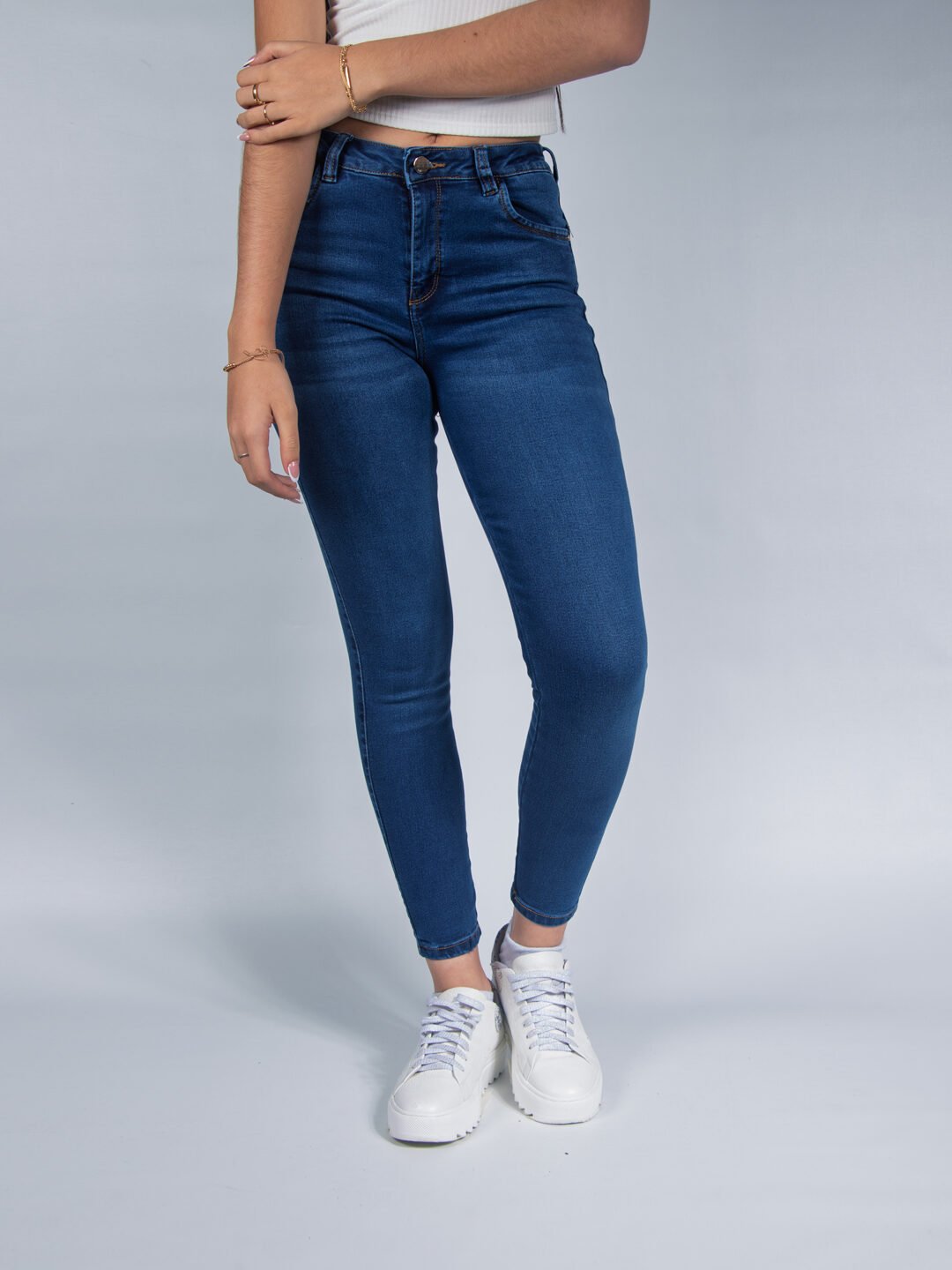 Jean High Lar Corazón Medio