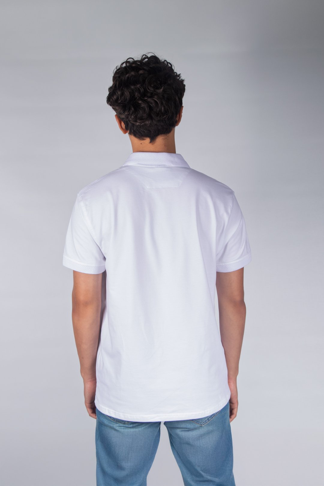 Polo Blanca Lar Regular Hombre - Imagen 2