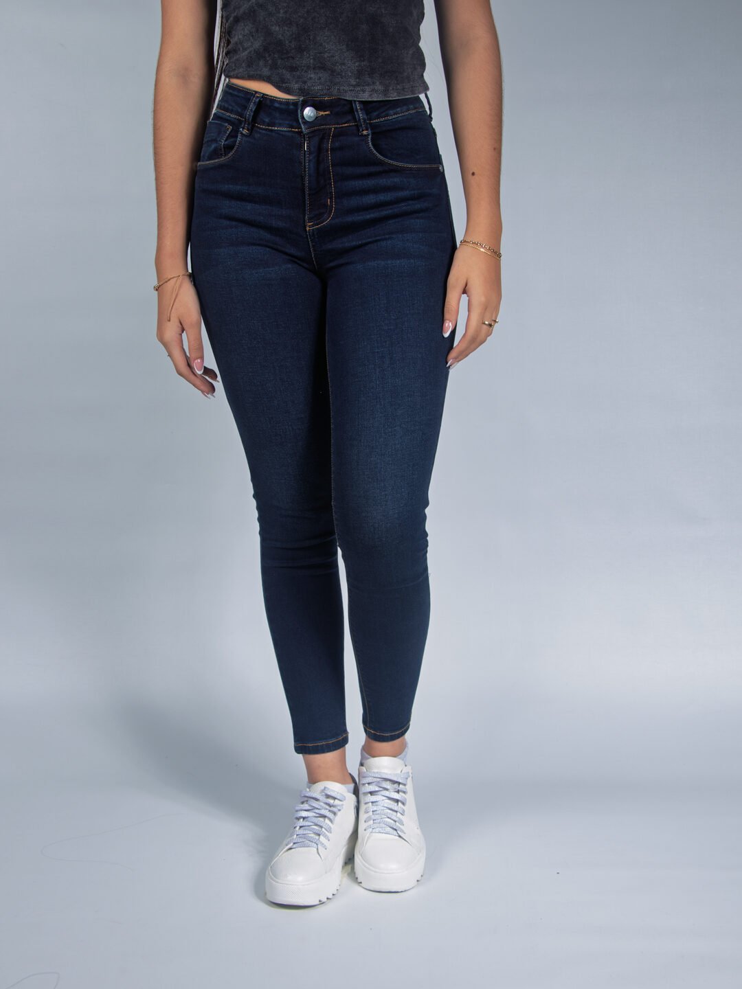 Jean High Oscuro Lar